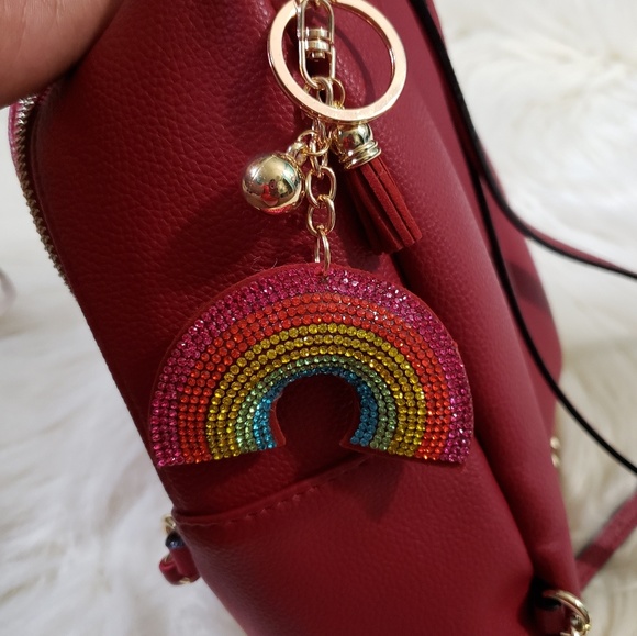 🌈 Rainbow Tassel Keychain & Bag Charm - Picture 4 of 4